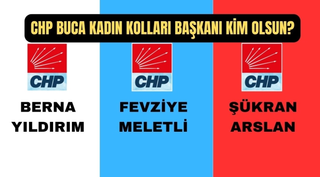 CHP BUCA KADIN KOLLARI BAŞKANI KİM OLSUN?