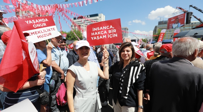 FİLİZ BAŞKAN CHP ÖRGÜTÜ İLE BİRLİKTE ANKARA'DA: HER DAİM EMEKLİLERİN YANINDAYIZ!