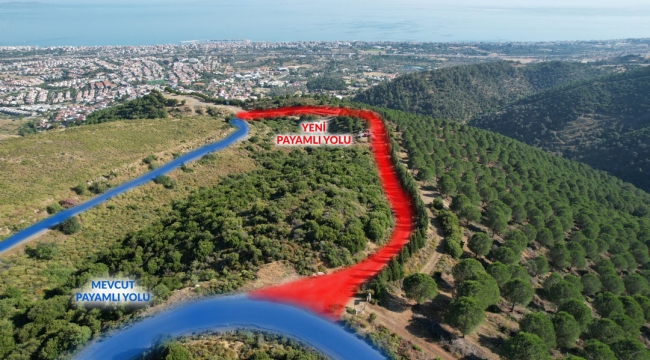 Güzelbahçe Belediyesi'nden Payamlı Yolunu Kısaltacak Proje