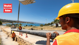 İzmir Büyükşehir Belediyesi Çeşme'nin içme suyu sorununa neşter vuruyor