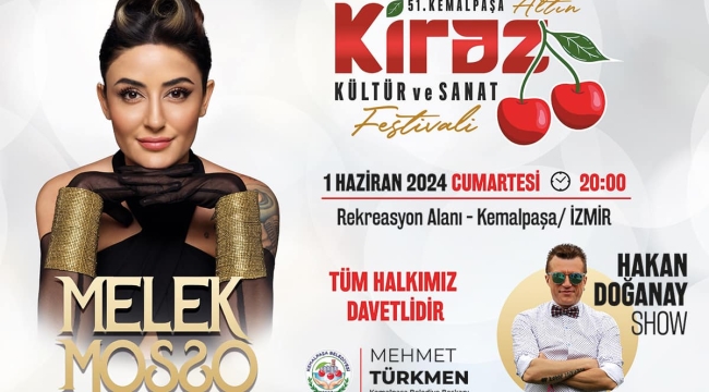 KEMALPAŞA'DA KİRAZ FESTİVALİ ÇOŞKUSU BAŞLIYOR