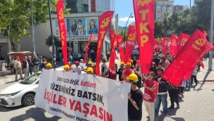 SOMA MADEN FACİASININ 10. YILINDA TKP MEYDANLARDA HAYKIRDI