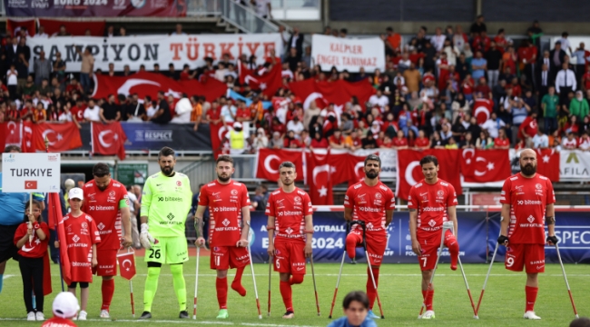 Ampute Milli Takımı üst üste üçüncü kez Avrupa şampiyonu 