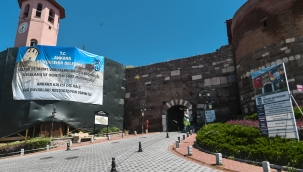 ANKARA BÜYÜKŞEHİR BELEDİYESİNDEN TARİHE SAYGI: ANKARA KALESİ'NİN HİSAR KAPISI'NDA KAPSAMLI ONARIM ÇALIŞMASI BAŞLADI