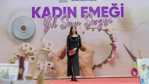 Bayraklılı kadınlarının yıl sonu sergisinde Filistin Vurgusu