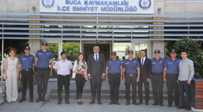 BUCA'DA KAYMAKAM TUNÇER'DEN BAYRAM ZİYARETİ