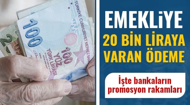 Emekliye 20 bin liraya varan maaş promosyonu! Banka banka Haziran promosyon rakamları...
