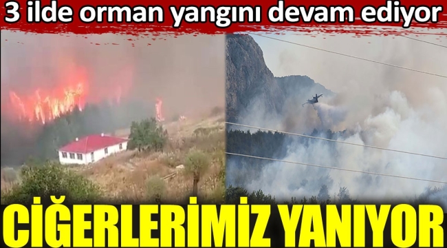 İZMİRDE YANGIN SONRA O GÖRÜNTÜLER