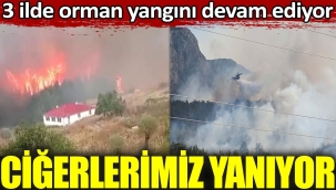 İZMİRDE YANGIN SONRA O GÖRÜNTÜLER