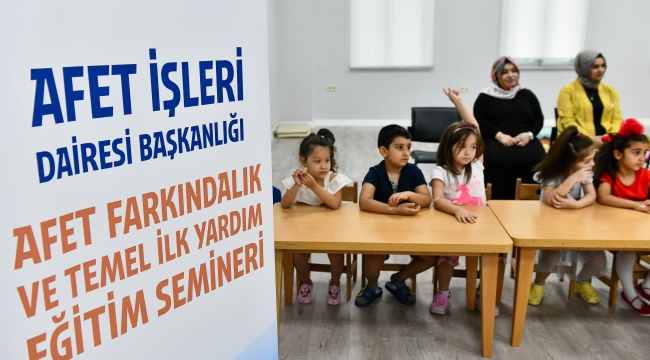 ANKARA BÜYÜKŞEHİR BELEDİYESİNDEN OKUL ÖNCESİ ÇOCUKLARA AFET FARKINDALIK EĞİTİMİ