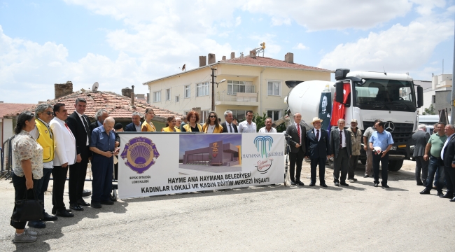 Başkan Levent Koç sözünü tuttu: Kadınlar Lokali'nin Temeli Atıldı!