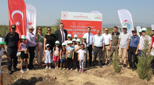 BUCA'DA FİDAN DİKİMİ