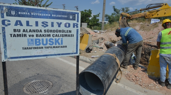 Büyükşehir'den sağlıklı ve kesintisiz su temini