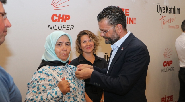 CHP Nilüfer İlçe Başkanlığı Yeni Üye Katılım Töreninde, İYİ Parti'den 150 Kişi Cumhuriyet Halk Partisi üyesi oldu!