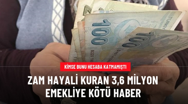 Emekliye kötü haber! Enflasyondan daha düşük zam alacaklar