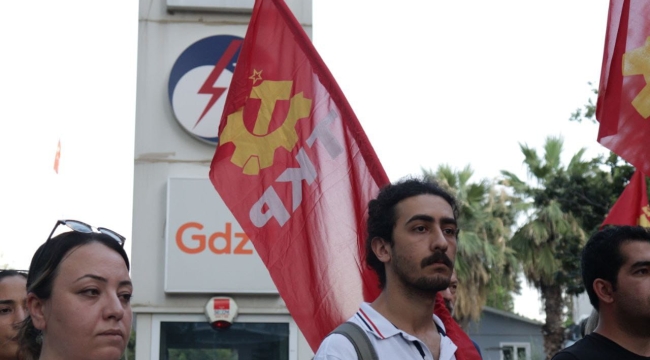 TKP Gediz A.Ş. Genel Müdürlüğü önünde bir basın açıklaması düzenledi. 