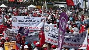 ÖZGÜR ÖZEL'DEN STAJ VE ÇIRAKLIK VURGUSU