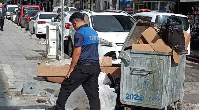 ÇEVREYİ KİRLETEN ŞAHIS KAMERALARDAN TESPİT EDİLDİ