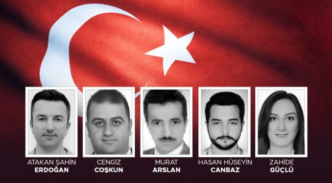 TUSAŞ şehitleri son yolculuğuna uğurlandı