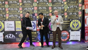 ADİL DEMİR 25. YIL ONUR ÖDÜLLERİ PROGRAMINA KATILDI