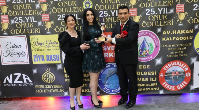 AYŞEGÜL CİNGÖZ 25. YIL ONUR ÖDÜLLERİ PROGRAMINA KATILDI