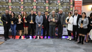 ÇALIŞAN BASIN MENSUPLARI 25. YIL ONUR ÖDÜLLERİ PROGRAMINA KATILDI