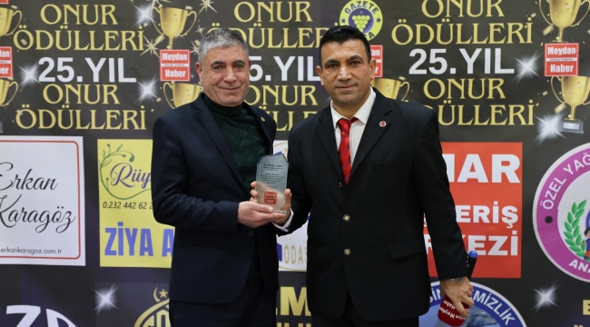 İSMAİL YÜZER 25. YIL ONUR ÖDÜLLERİ PROGRAMINA KATILDI