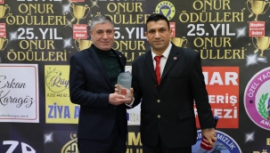 İSMAİL YÜZER 25. YIL ONUR ÖDÜLLERİ PROGRAMINA KATILDI