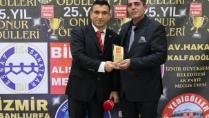 LEVENT ÇAYLAK 25. YIL ONUR ÖDÜLLERİ PROGRAMINA KATILDI