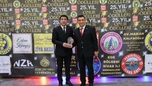 SEDAT ERŞAHİN 25. YIL ONUR ÖDÜLLERİ PROGRAMINA KATILDI