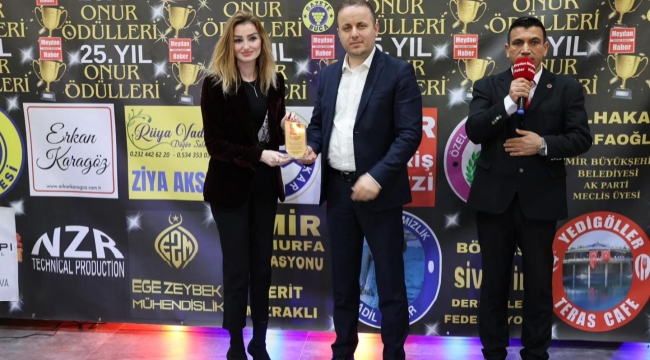 SEHER CANERLER 25. YIL ONUR ÖDÜLLERİ PROGRAMINA KATILDI