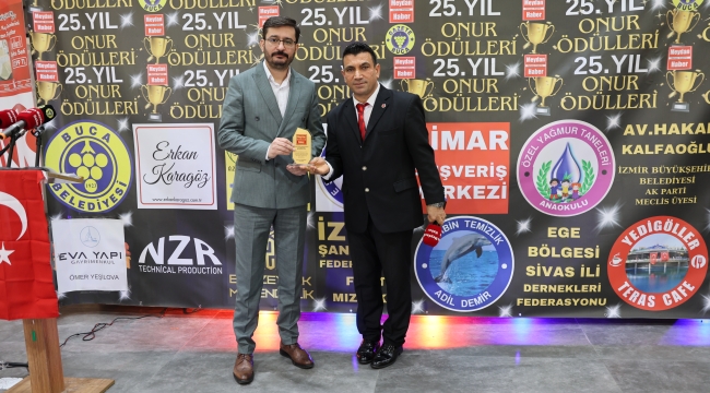 ŞÜKRÜ PARMAKSIZOĞLU 25. YIL ONUR ÖDÜLLERİ PROGRAMINA KATILDI