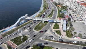 Karataş Yaya Üst Geçidi hizmete açıldı