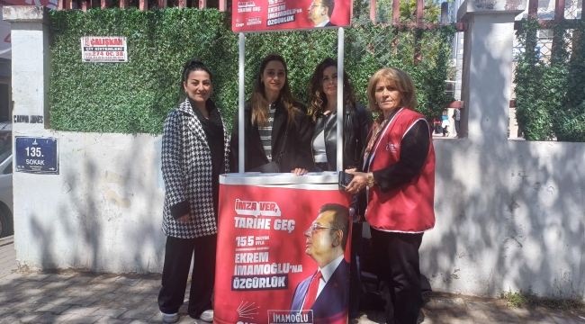 CHP BUCA İMZA REKORU KIRIYOR