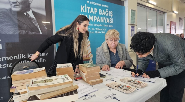İzmir'de kitap kurtları için kitap bağışı kampanyası