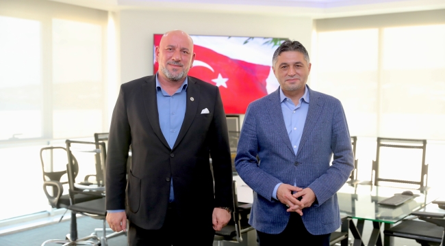 Ege Bölgesi İş İnsanları Federasyonundan Aliağa Belediyesine ziyaret