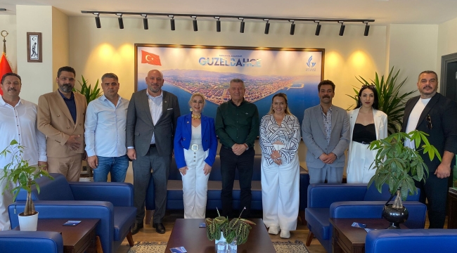 Ege Bölgesi İş İnsanları Federasyonundan Güzelbahçe Belediyesine Ziyaret