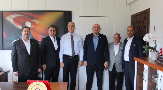 Ege Bölgesi İş İnsanları Federasyonundan  Güzelbahçe Kaymakamlığına Ziyaret