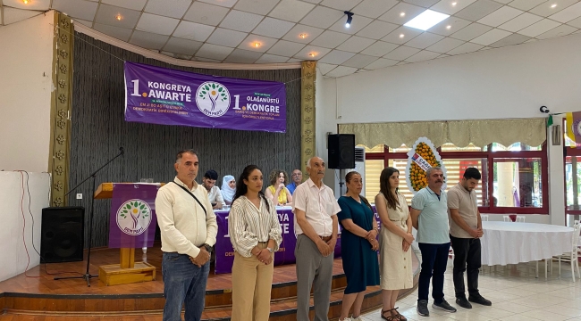 DEM PARTİ BUCADA KONGRESİNİ TAMAMLADI