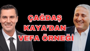 ÇAĞDAŞ KAYA'DAN ÖRNEK DAYANIŞMA