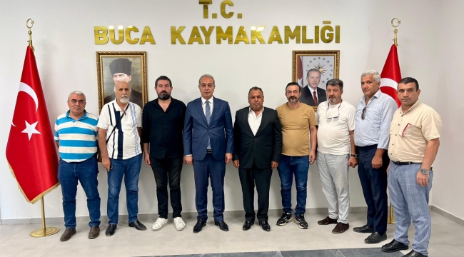 Öz Serhat Karslılar Derneği'nden Buca Kaymakamı Gürbüz'e Nezaket Ziyareti
