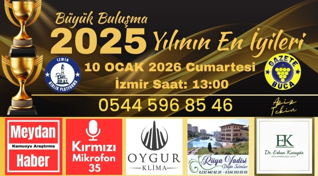 2025 ONUR ÖDÜLLERİ İZMİRDE BÜYÜK BULUŞMA