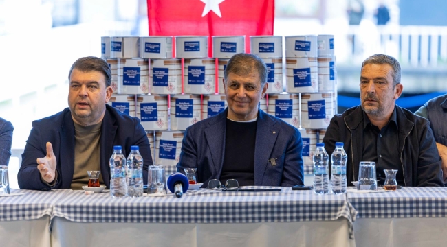 İzmir'de küçük ölçekli balıkçıya dayanışma eli