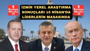 İZMİR YEREL ARAŞTIRMA SONUÇLARI 15 NİSAN’DA LİDERLERİN MASASINDA