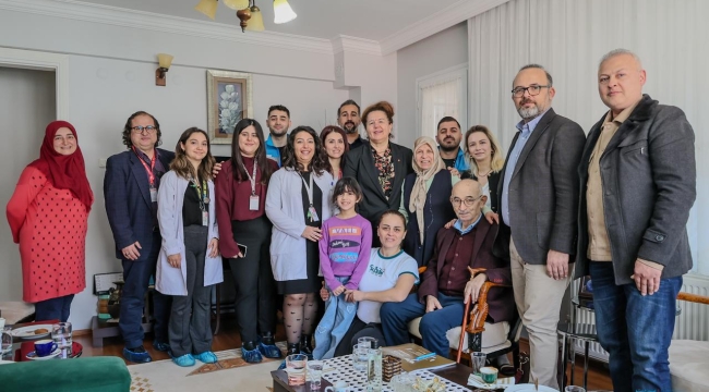 TEPECİK EAH'DAN EMEKLİ ÖĞRETMEN VE KIBRIS GAZİSİNE VEFA ZİYARETİ